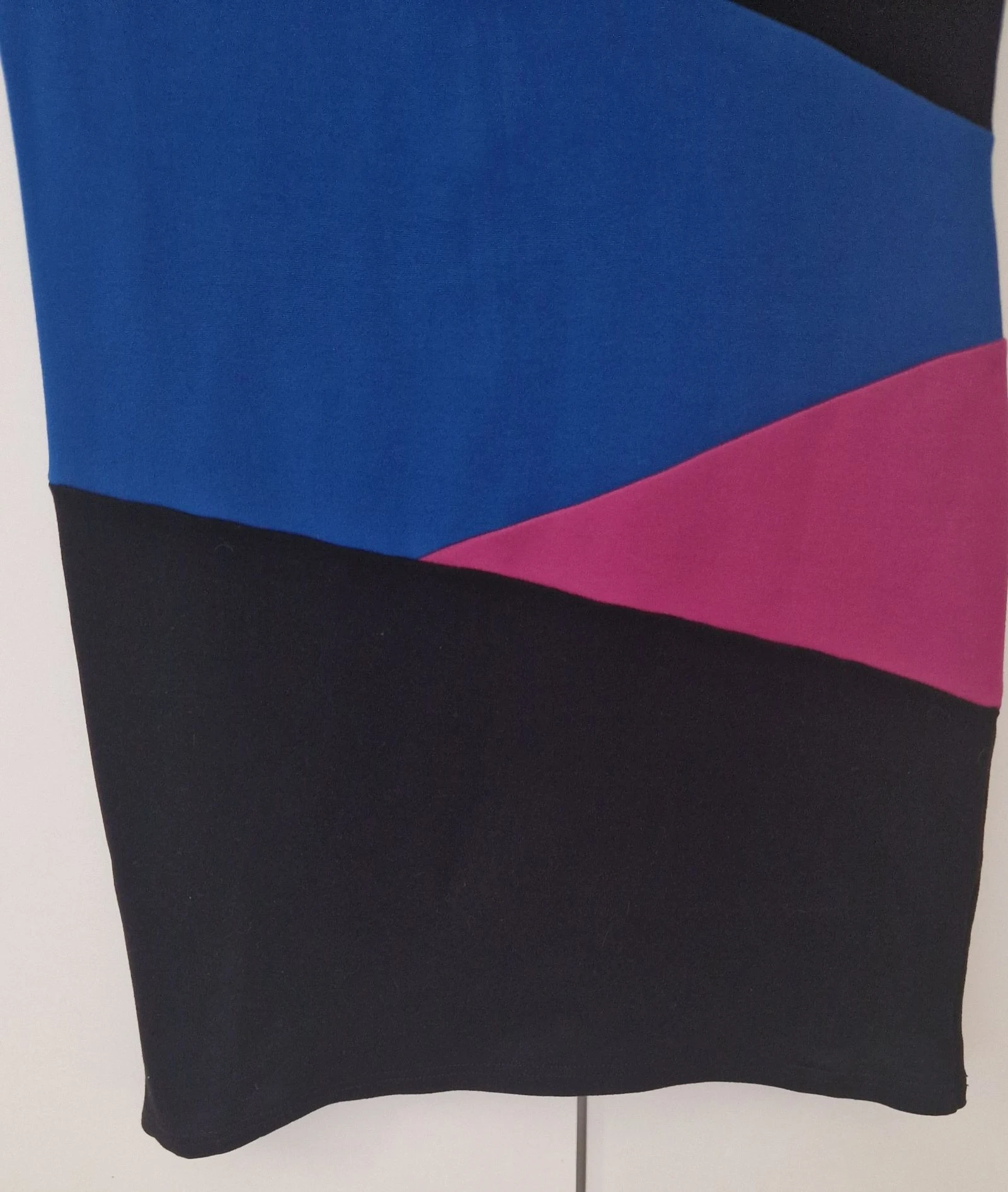Vestido palabra de honor tricolor Blanco talla L – photo 3